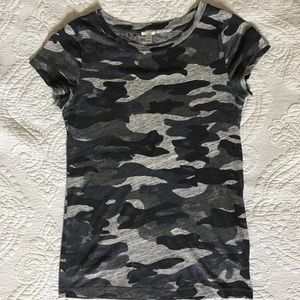 J. Crew camo print tee